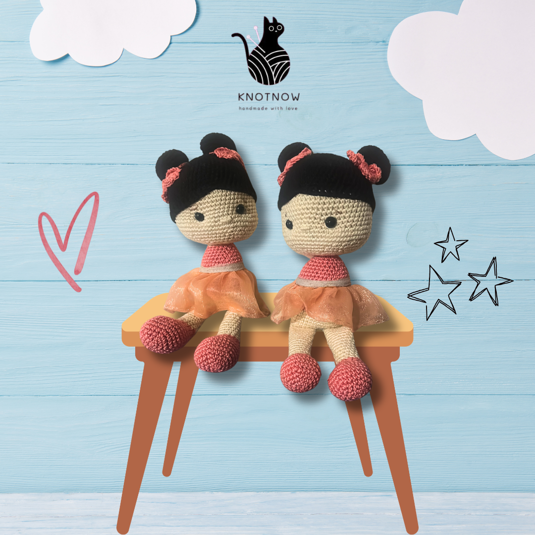 Bibi & Boo Twin Doll Curtain Tieback