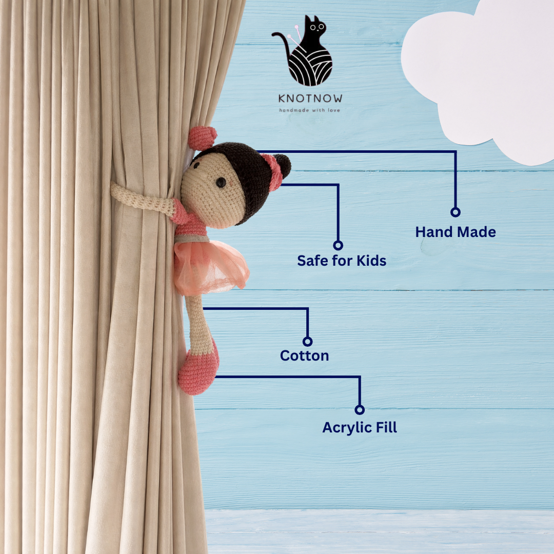 Bibi & Boo Twin Doll Curtain Tieback