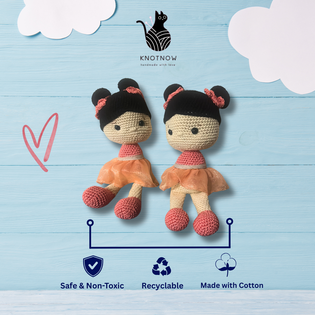 Bibi & Boo Twin Doll Curtain Tieback
